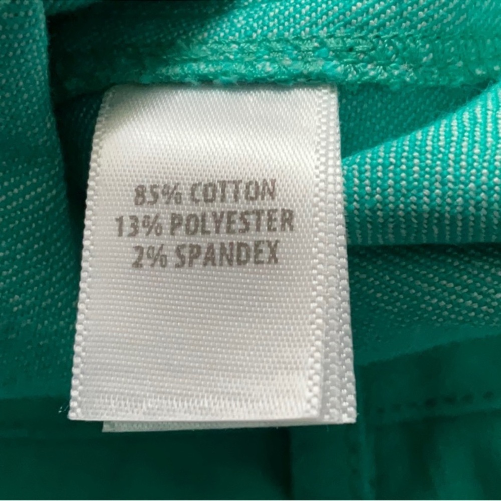 St. John green crop pants, EUC, wore once! - Picture 8 of 9